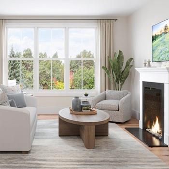 Fireplace, Interior, Living room, Wood Texture Flooring