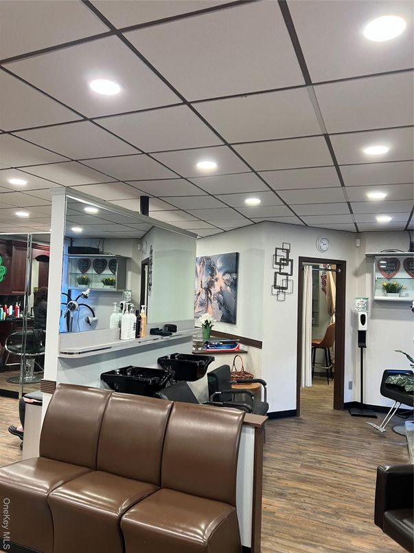 Home Theatre Room, Fitness Equipment, Interior, Recessed Lighting, Wood Texture Flooring