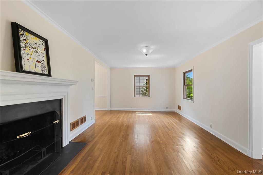 Empty room, Fireplace, Interior, Wood Texture Flooring