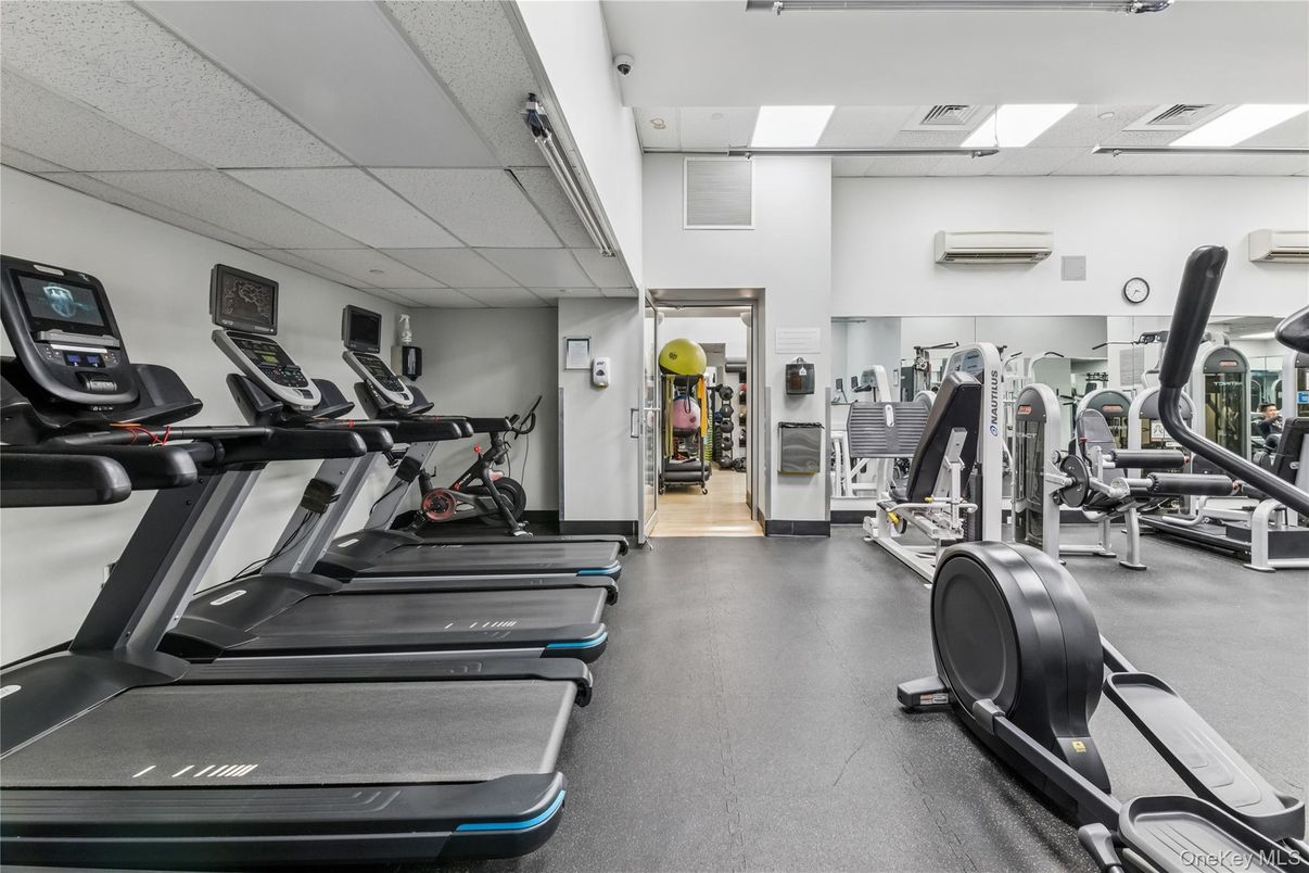 Fitness Equipment, Gym, Interior