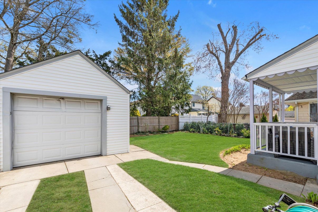 Backyard, Detached Garage, Exterior