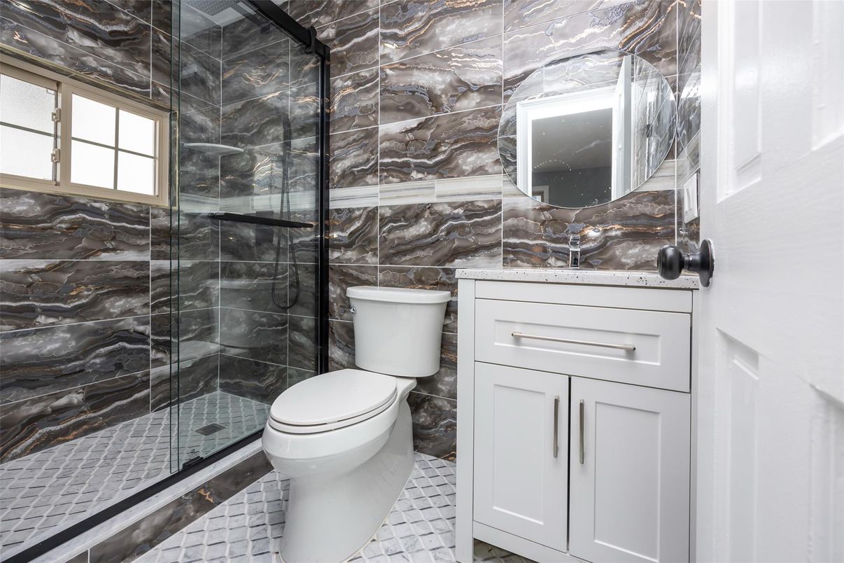 Bathroom, Glass Shower, Interior