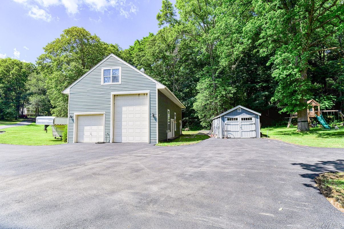 Backyard, Detached Garage, Exterior, Playground