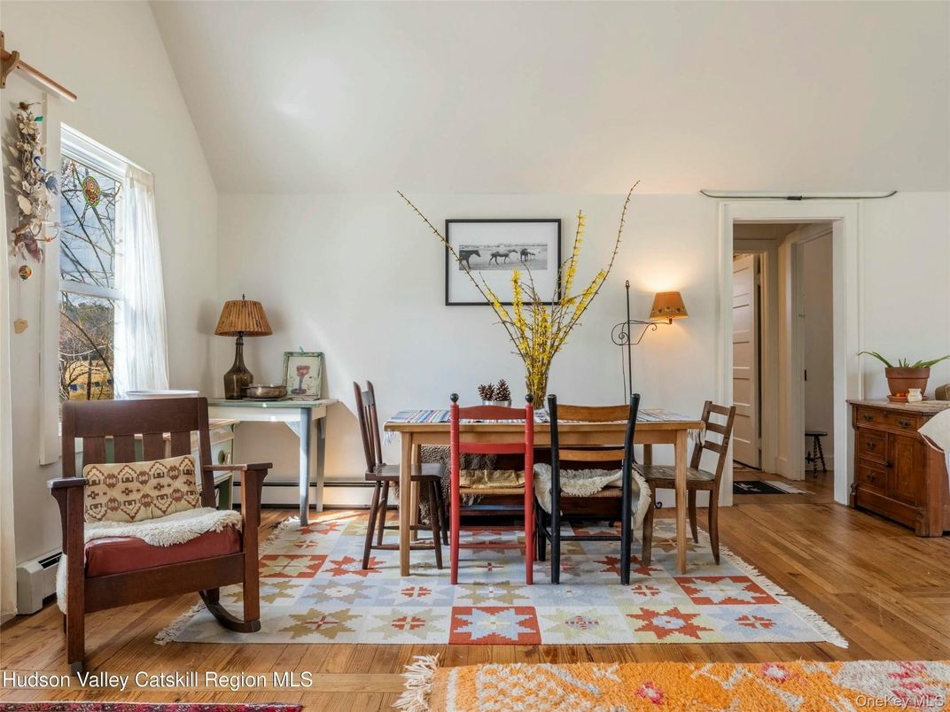 Dining room, Interior, Wood Texture Flooring