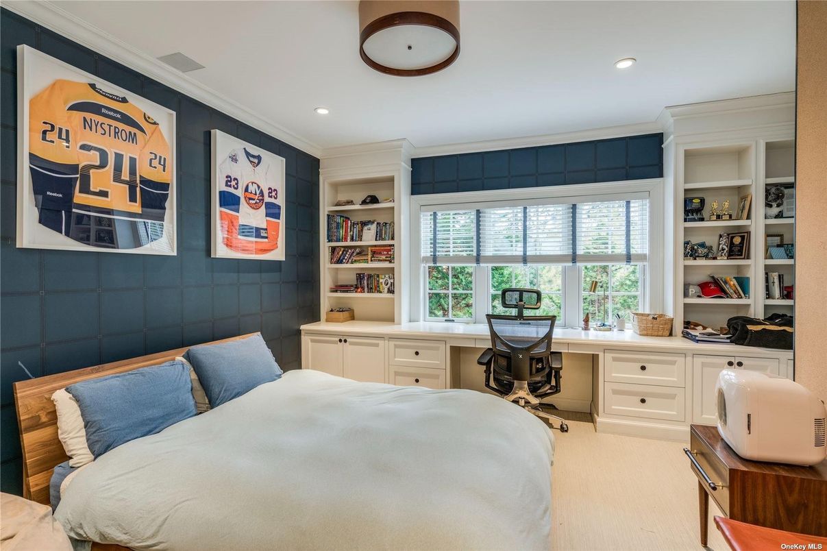 Bedroom, Home Office, Interior, Recessed Lighting