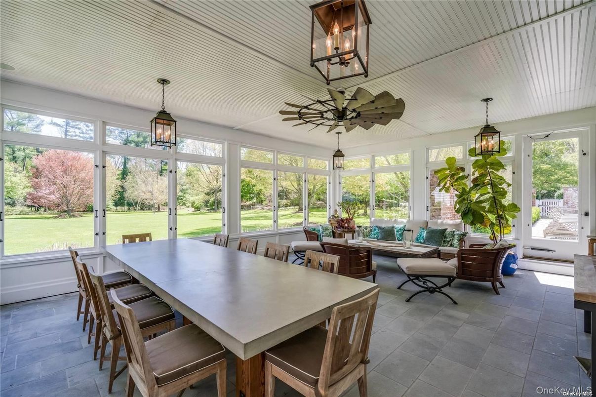 Dining room, Interior, Living room, Pendant Lights, Sun Room