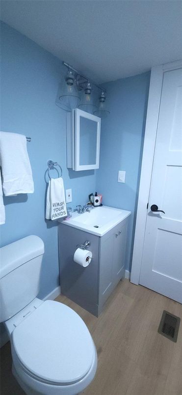 Bathroom, Interior, Wood Texture Flooring
