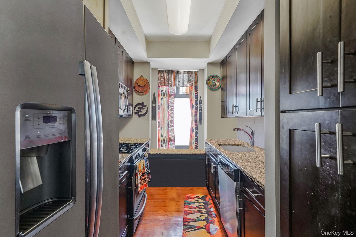 Interior, Kitchen, Wood Texture Flooring