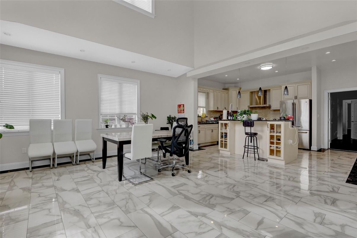Home Office, Interior, Kitchen, Marble, Recessed Lighting