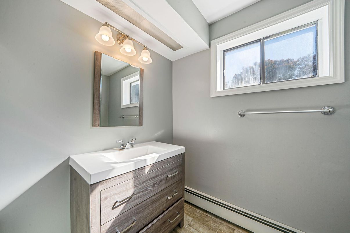Bathroom, Interior, Wood Texture Flooring