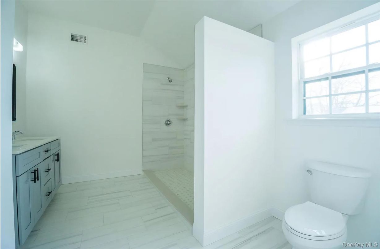 Bathroom, Glass Shower, Interior, Marble