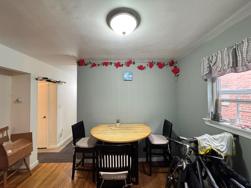 Dining room, Interior, Wood Texture Flooring