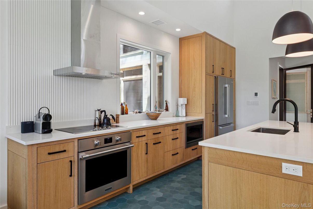 Interior, Kitchen, Recessed Lighting, Stainless Steel Appliances