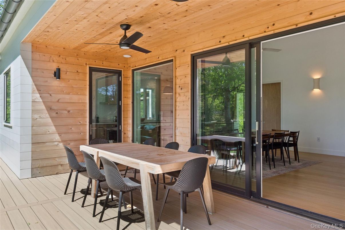 Dining room, Interior, Wooden Ceilings, Wood Texture Flooring, Wooden Walls