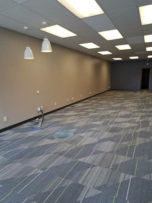 Empty room, Interior, Pendant Lights, Recessed Lighting