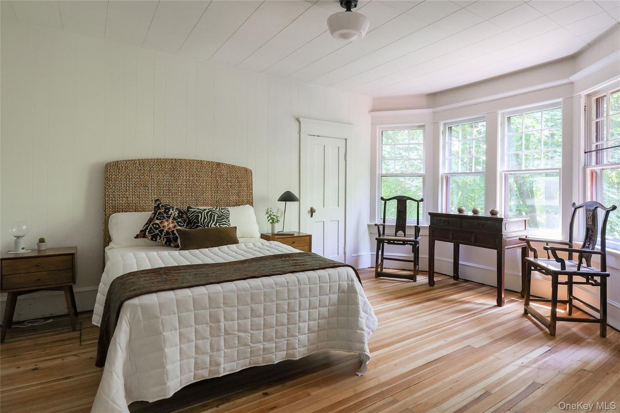 Bedroom, Interior, Wood Texture Flooring