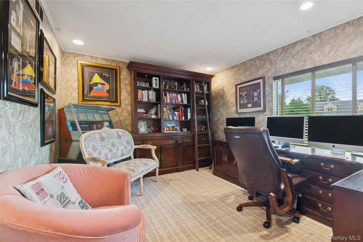 Home Office, Interior, Recessed Lighting