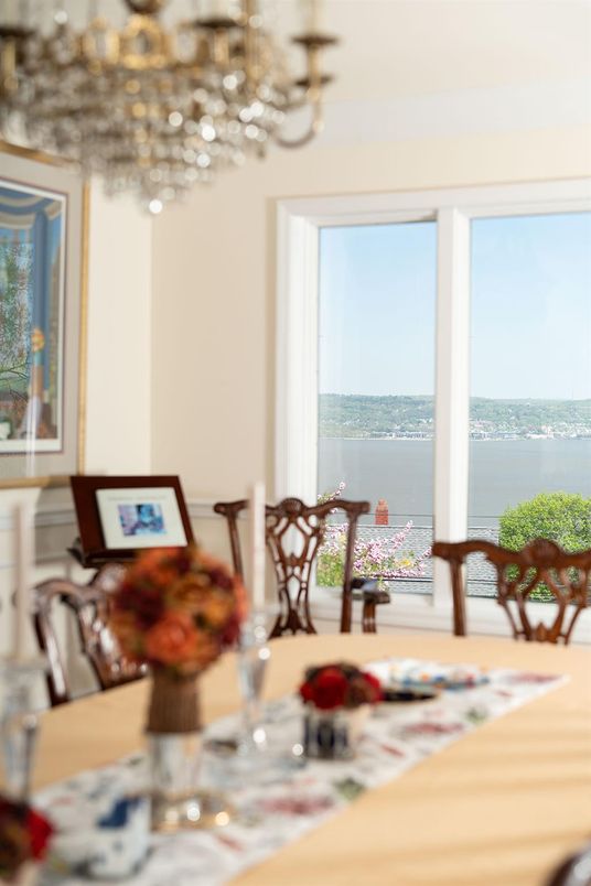 Dining room, Interior, Water