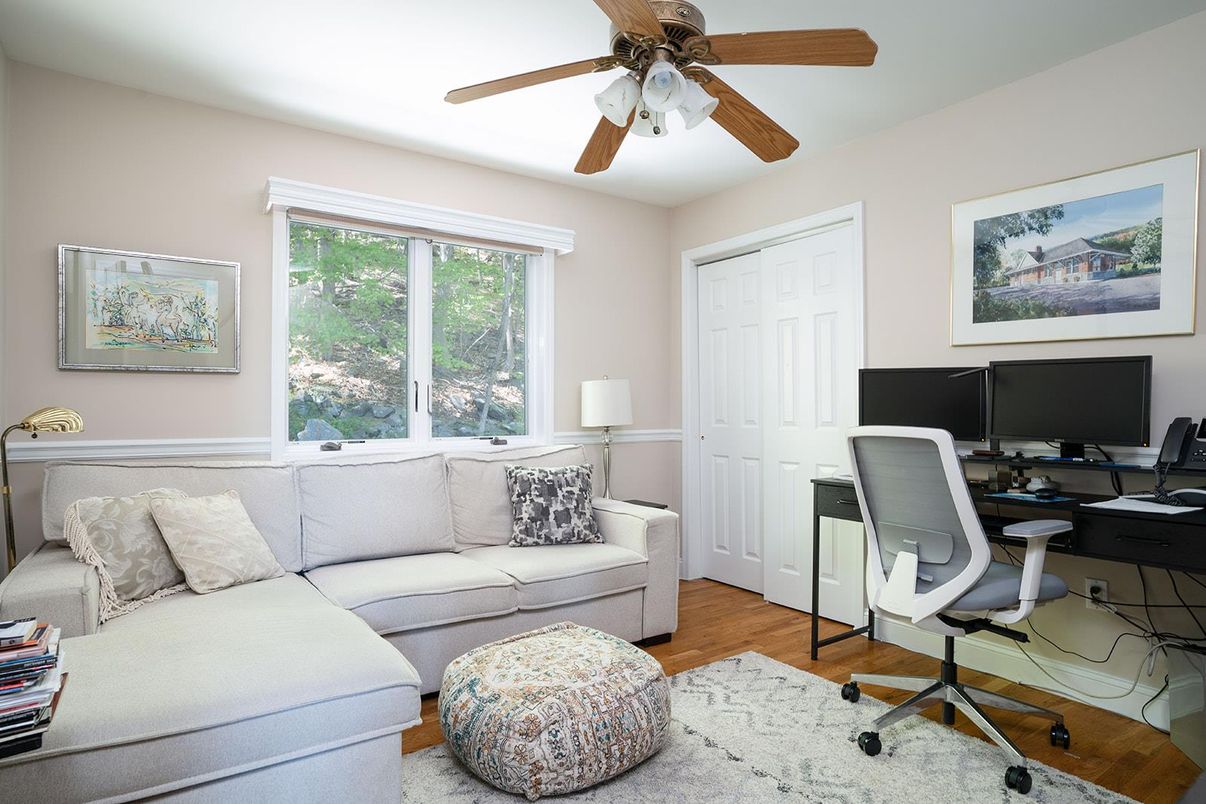 Home Office, Interior, Wood Texture Flooring