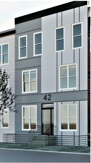 Exterior, Facade, Rowhouse