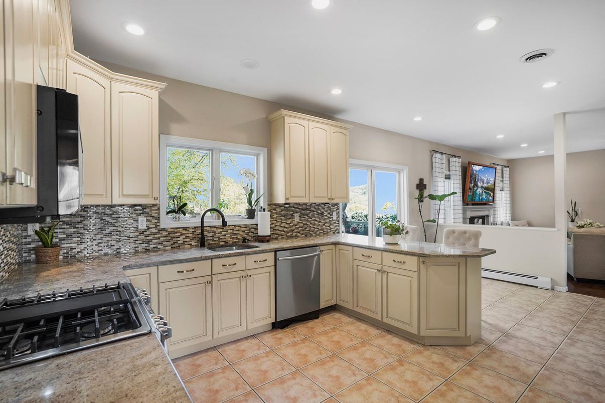 Interior, Kitchen, Recessed Lighting, Stainless Steel Appliances