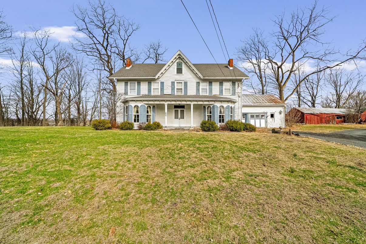 Attached, Backyard, Detached Garage, Exterior, Facade, Farmhouse