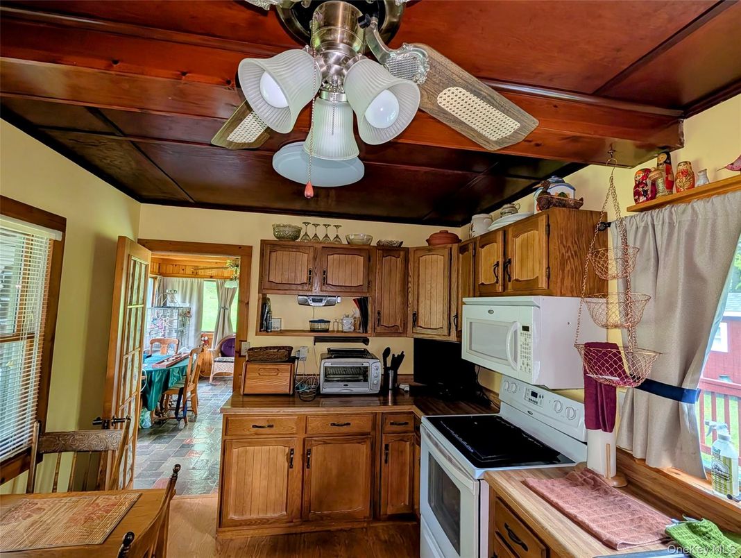 Dining room, Interior, Kitchen, Wooden Ceilings, Wood Texture Flooring