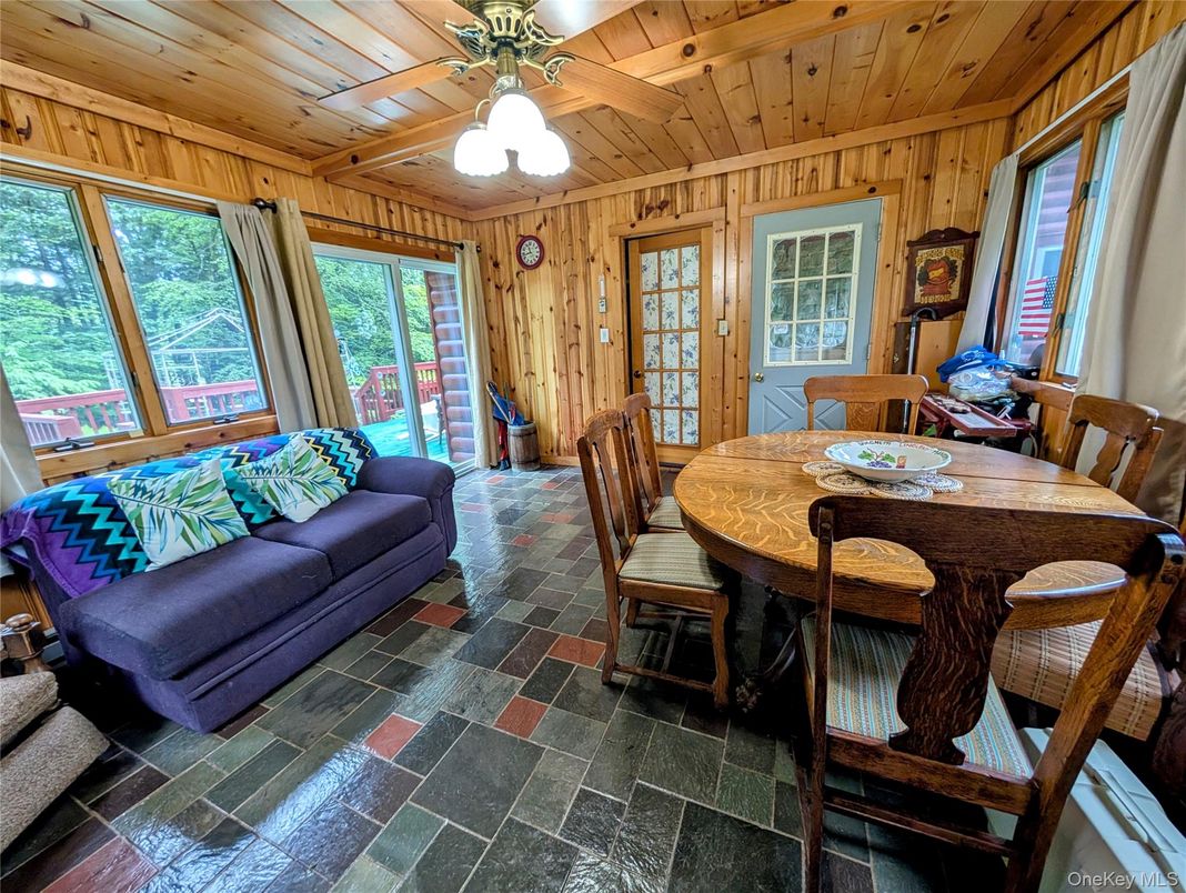 Dining room, Interior, Wooden Ceilings, Wooden Walls
