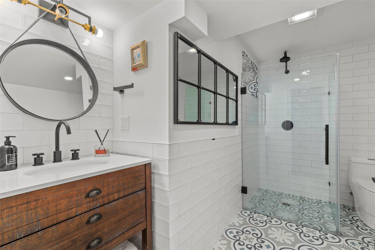 Bathroom, Glass Shower, Interior
