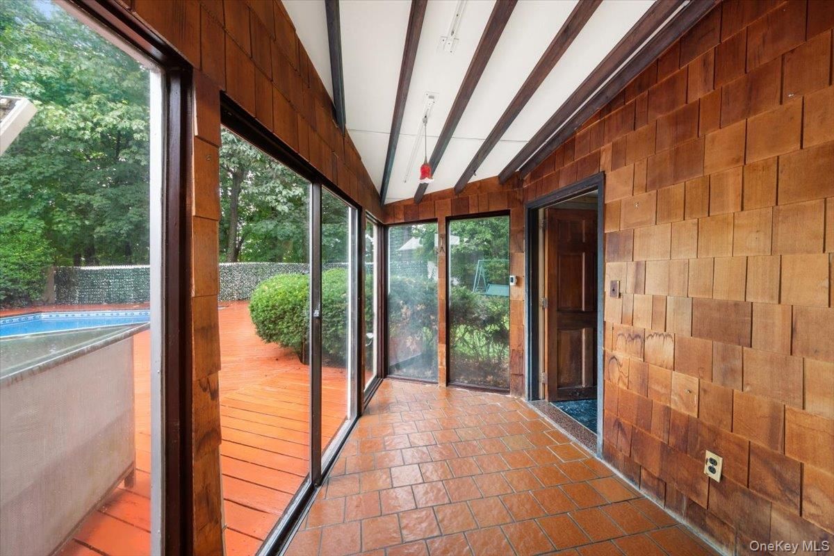Interior, Stone Walls, Sun Room