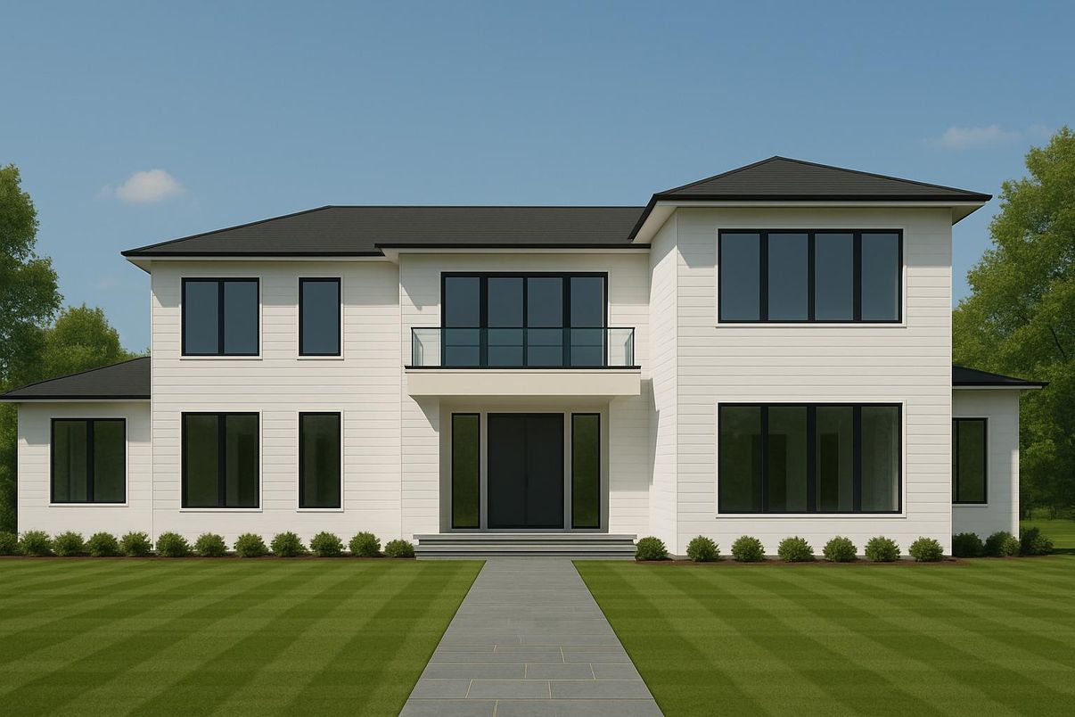 Exterior, Facade, Modern