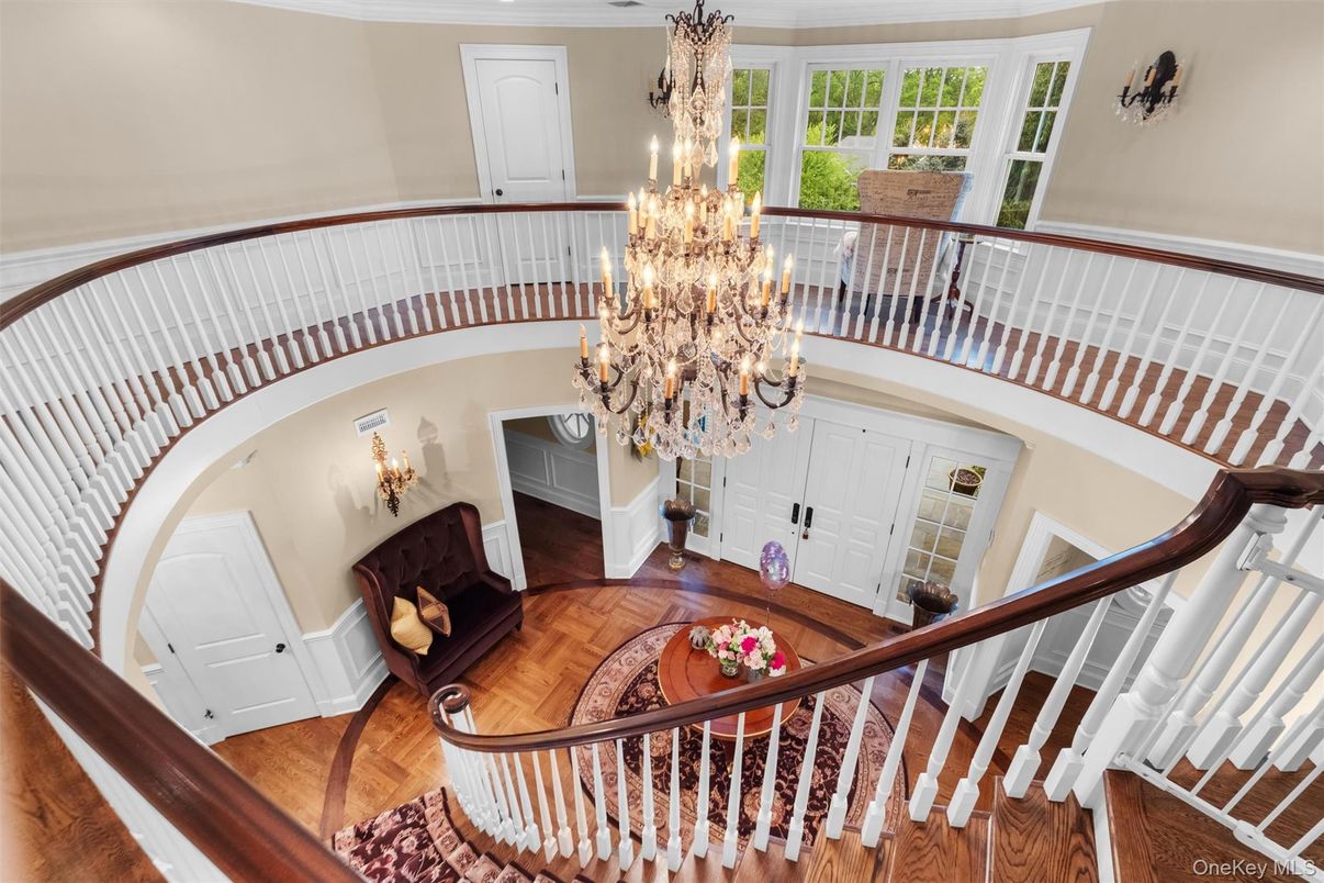 Chandelier, Interior, Wood Texture Flooring