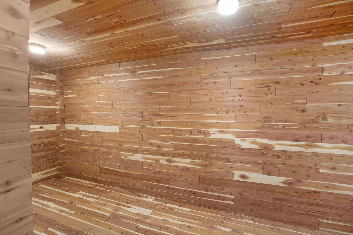 Empty room, Interior, Wooden Ceilings, Wood Texture Flooring, Wooden Walls