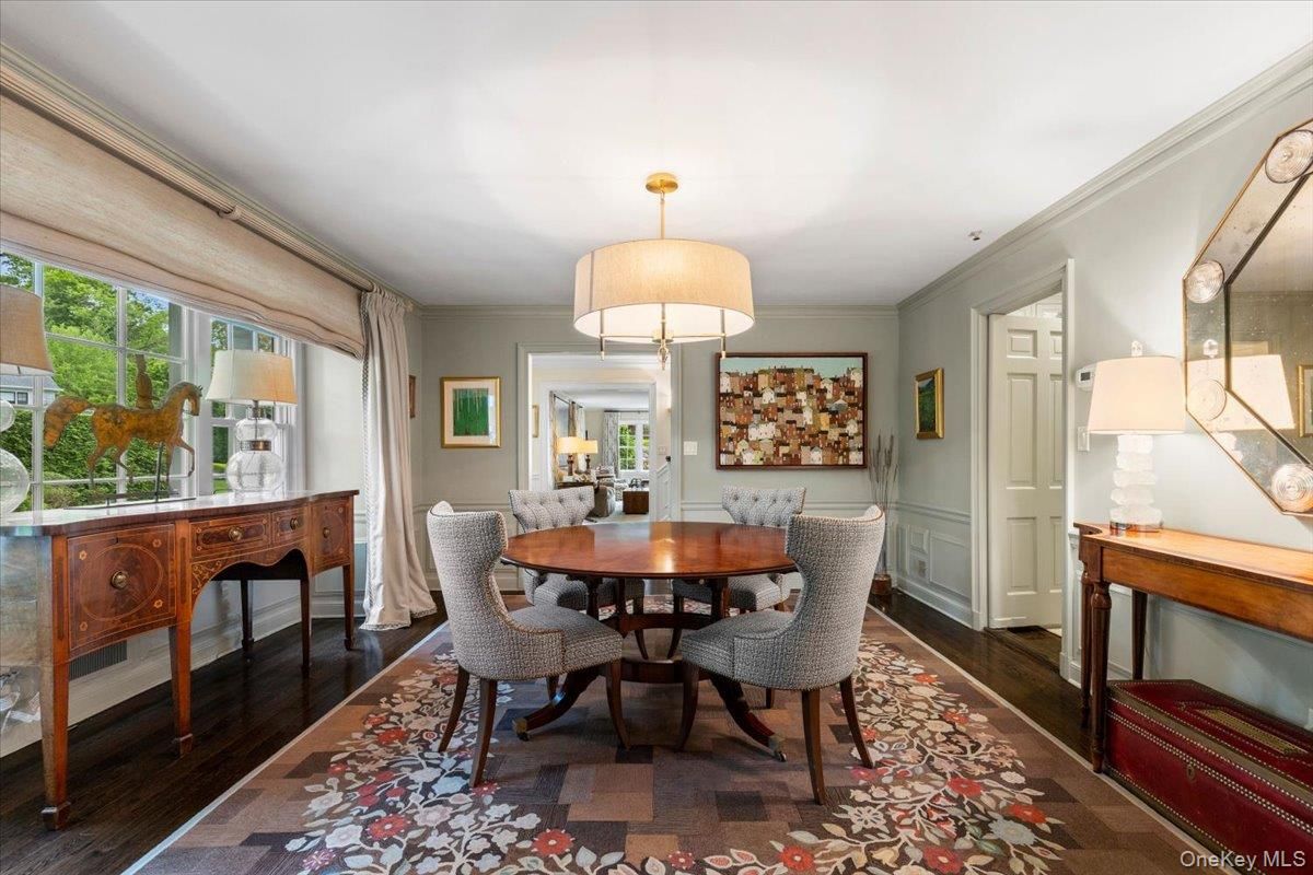 Dining room, Interior, Wood Texture Flooring