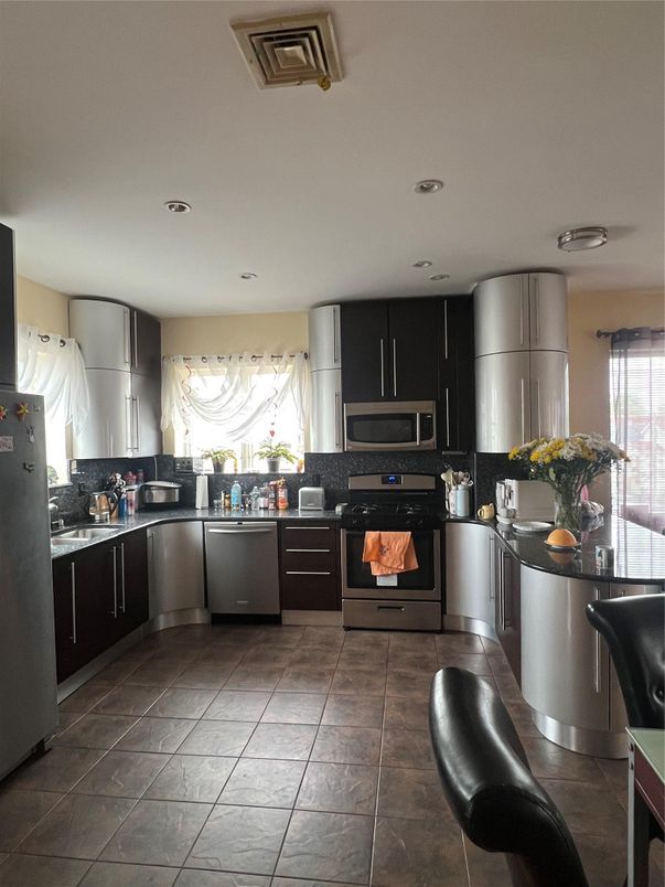 Interior, Kitchen, Recessed Lighting, Stainless Steel Appliances