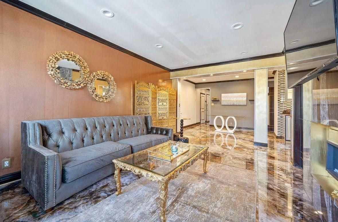 Interior, Living room, Recessed Lighting