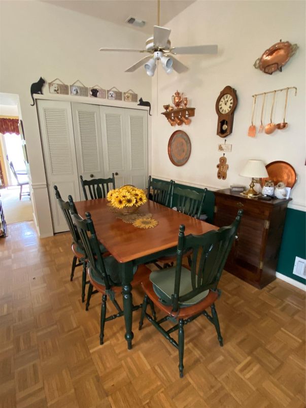 Dining room, Interior, Wood Texture Flooring