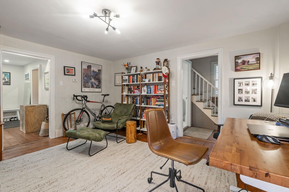 Home Office, Interior, Wood Texture Flooring
