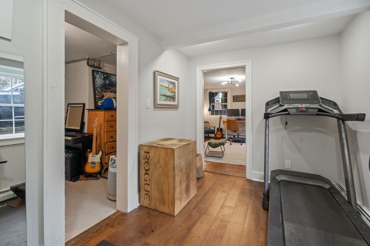 Fitness Equipment, Interior, Wood Texture Flooring