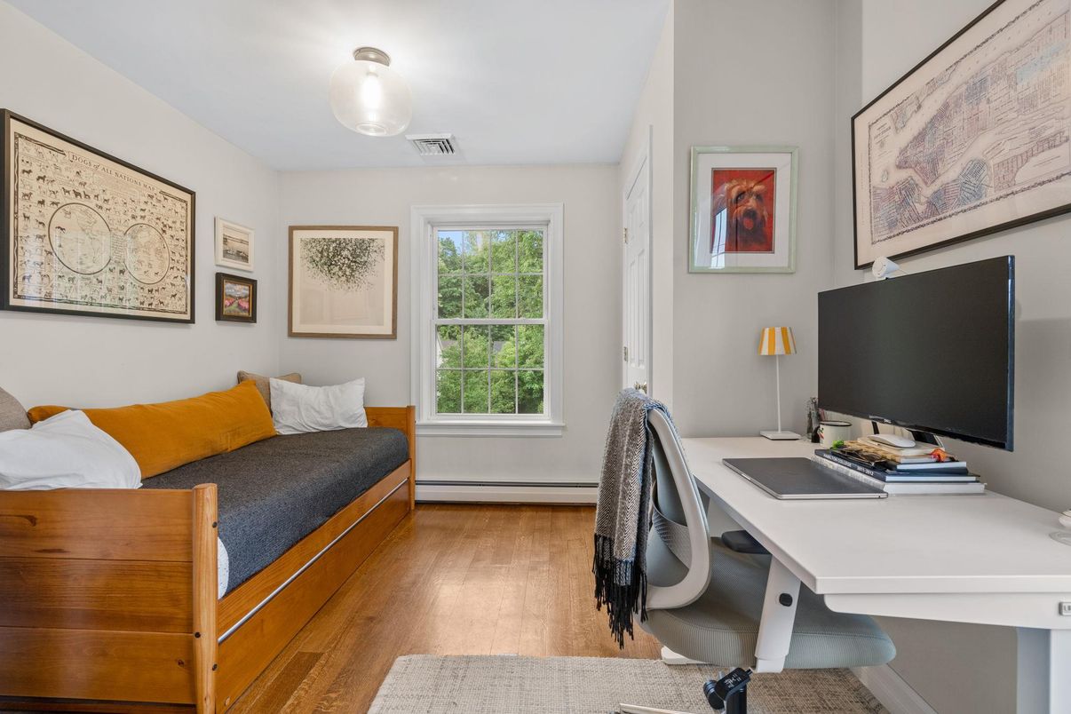 Home Office, Interior, Wood Texture Flooring