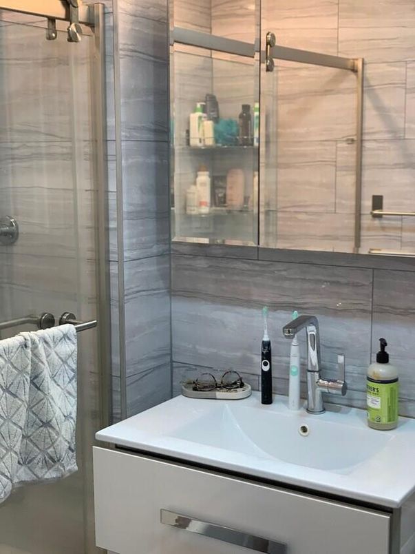 Bathroom, Glass Shower, Interior