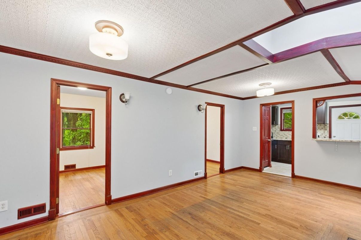 Empty room, Interior, Wood Texture Flooring