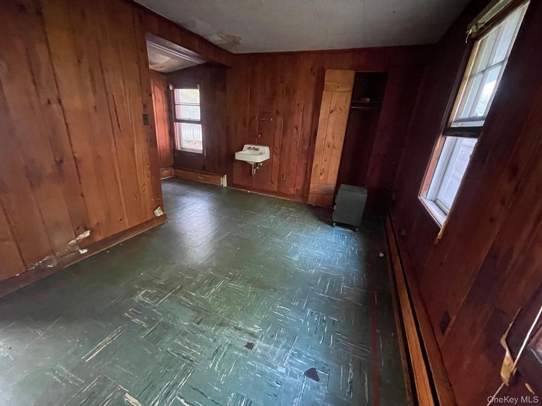 Empty room, Interior, Wooden Walls