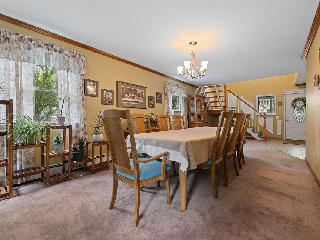 Chandelier, Dining room, Interior