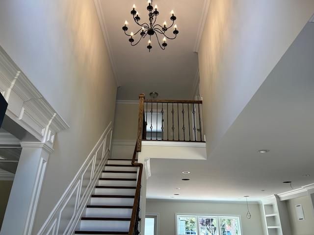 Chandelier, Interior, Recessed Lighting