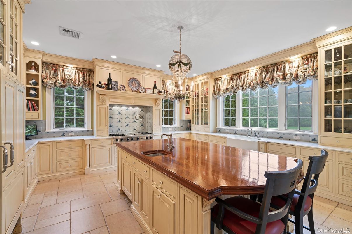 Chandelier, Interior, Kitchen, Recessed Lighting
