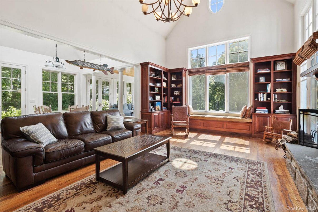 Chandelier, Interior, Living room, Wood Texture Flooring