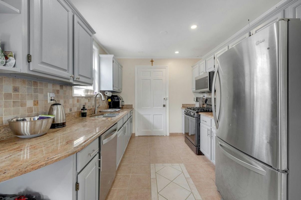 Interior, Kitchen, Recessed Lighting, Stainless Steel Appliances