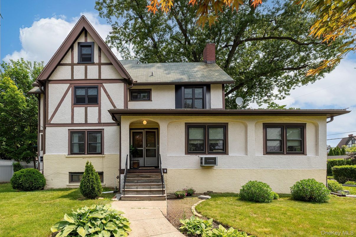 Exterior, Facade, Brick Facade, Tudor Revival
