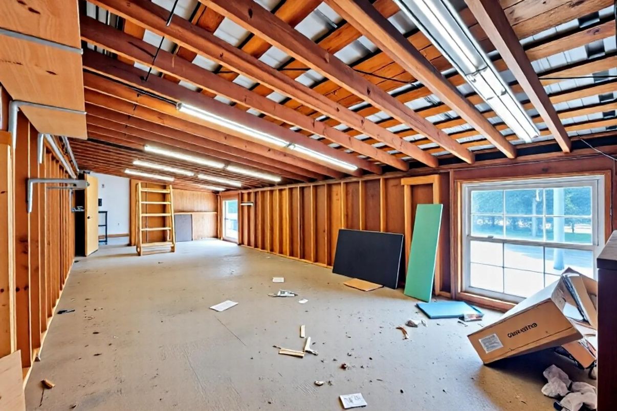 Interior, Wooden Beams